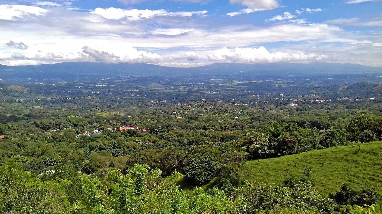 View of Atenas Costa Rica