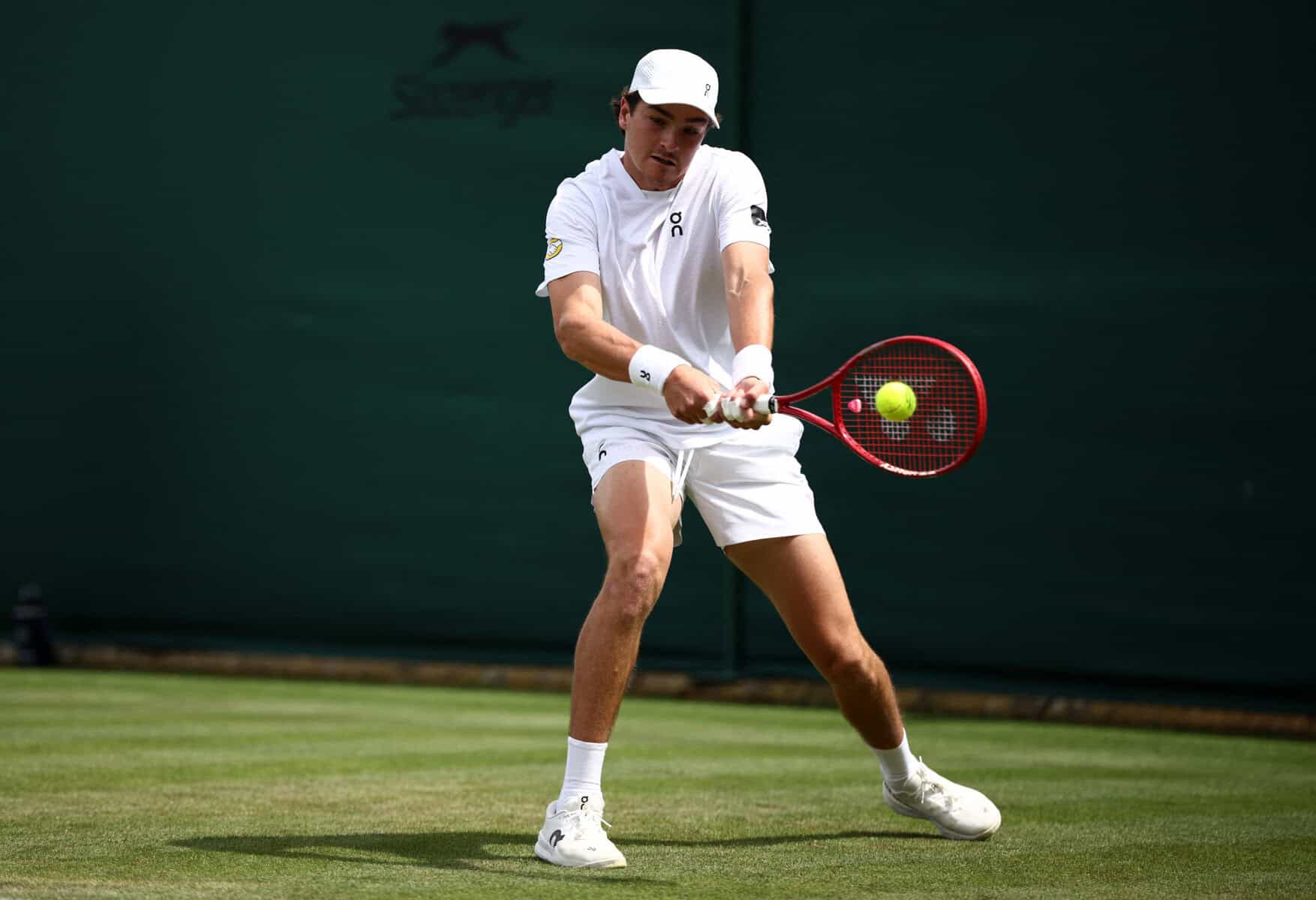 Brazil's Joao Fonseca at Wimbledon