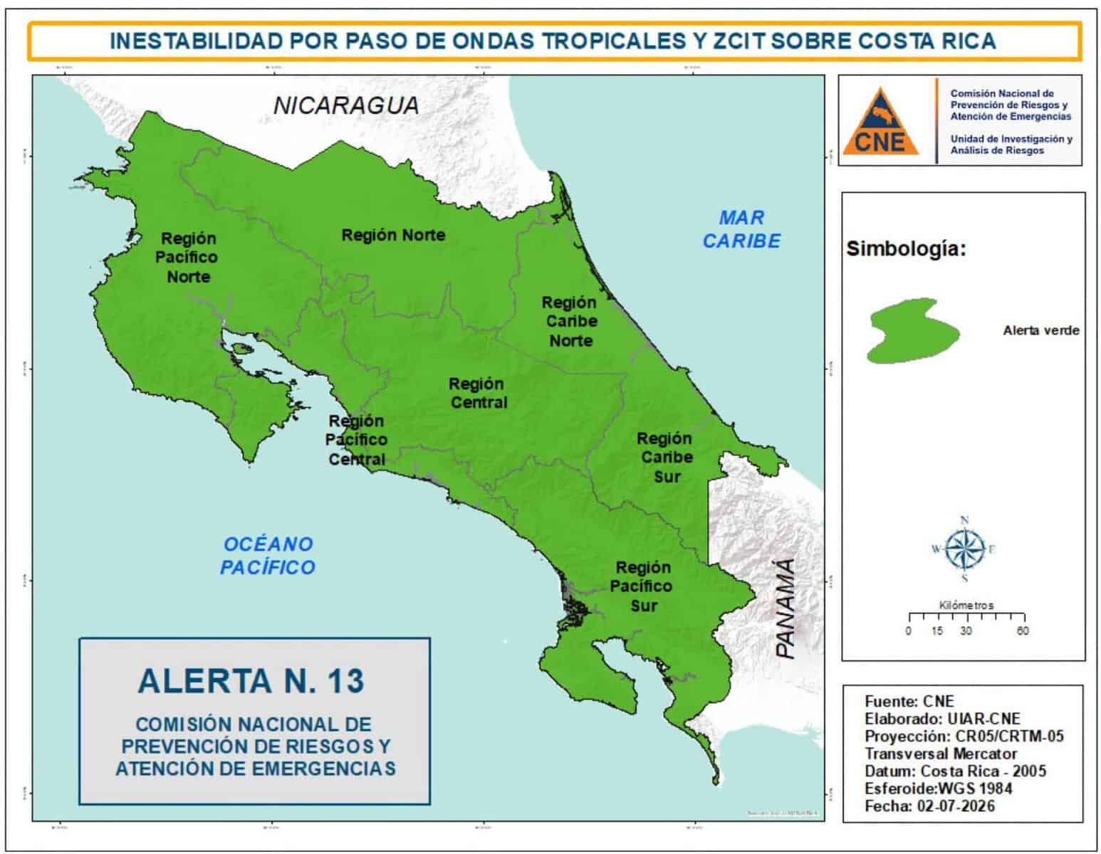 Costa Rica Flooding from Tropical storm 19
