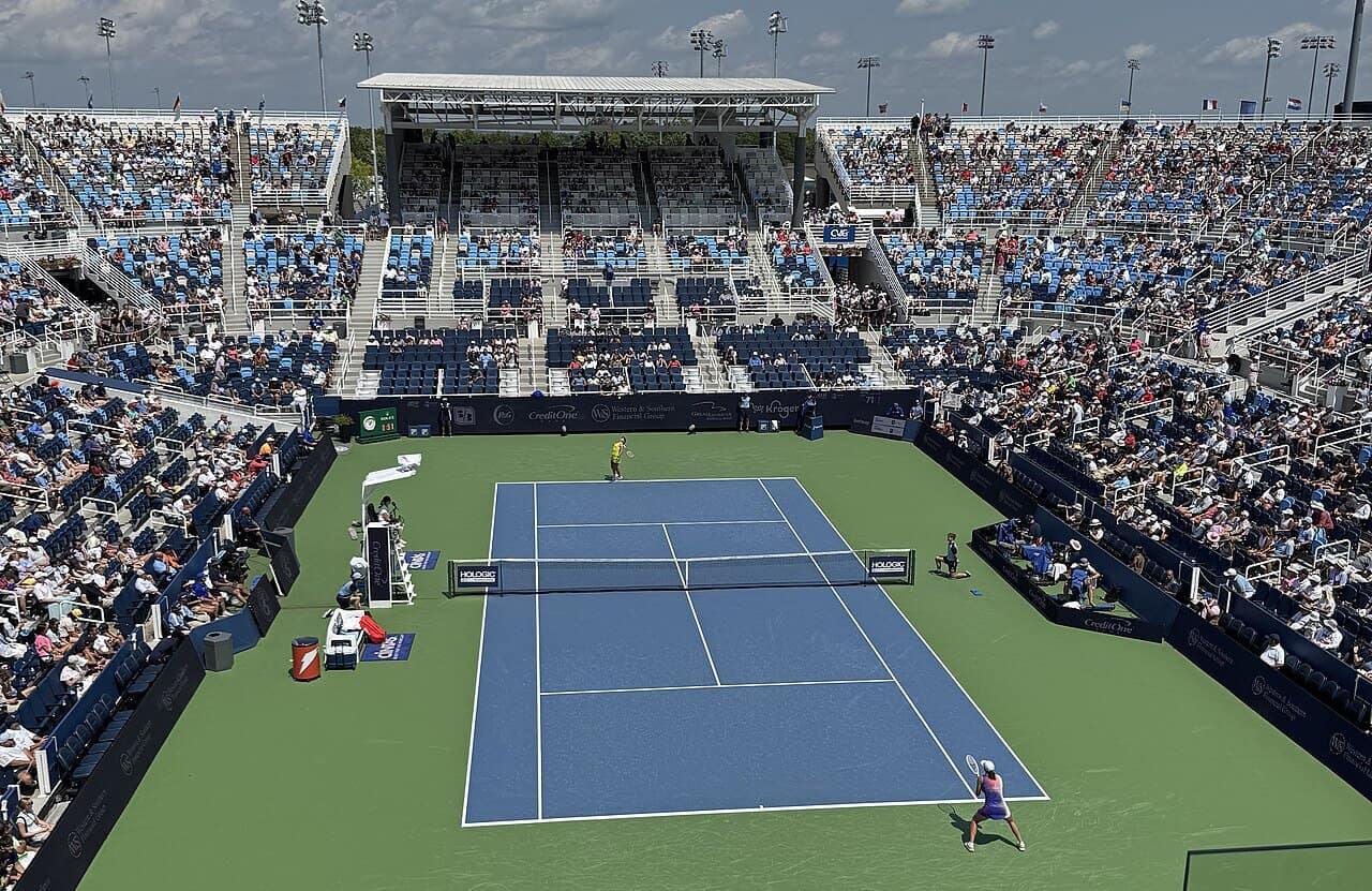 Center Court of the Cincinnati Open