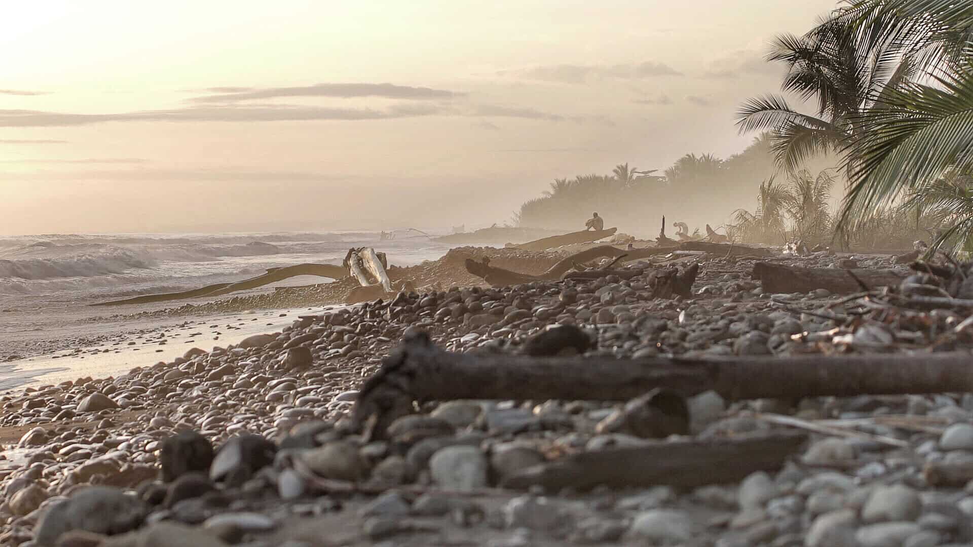 Beach in Dominical in Costa Rica