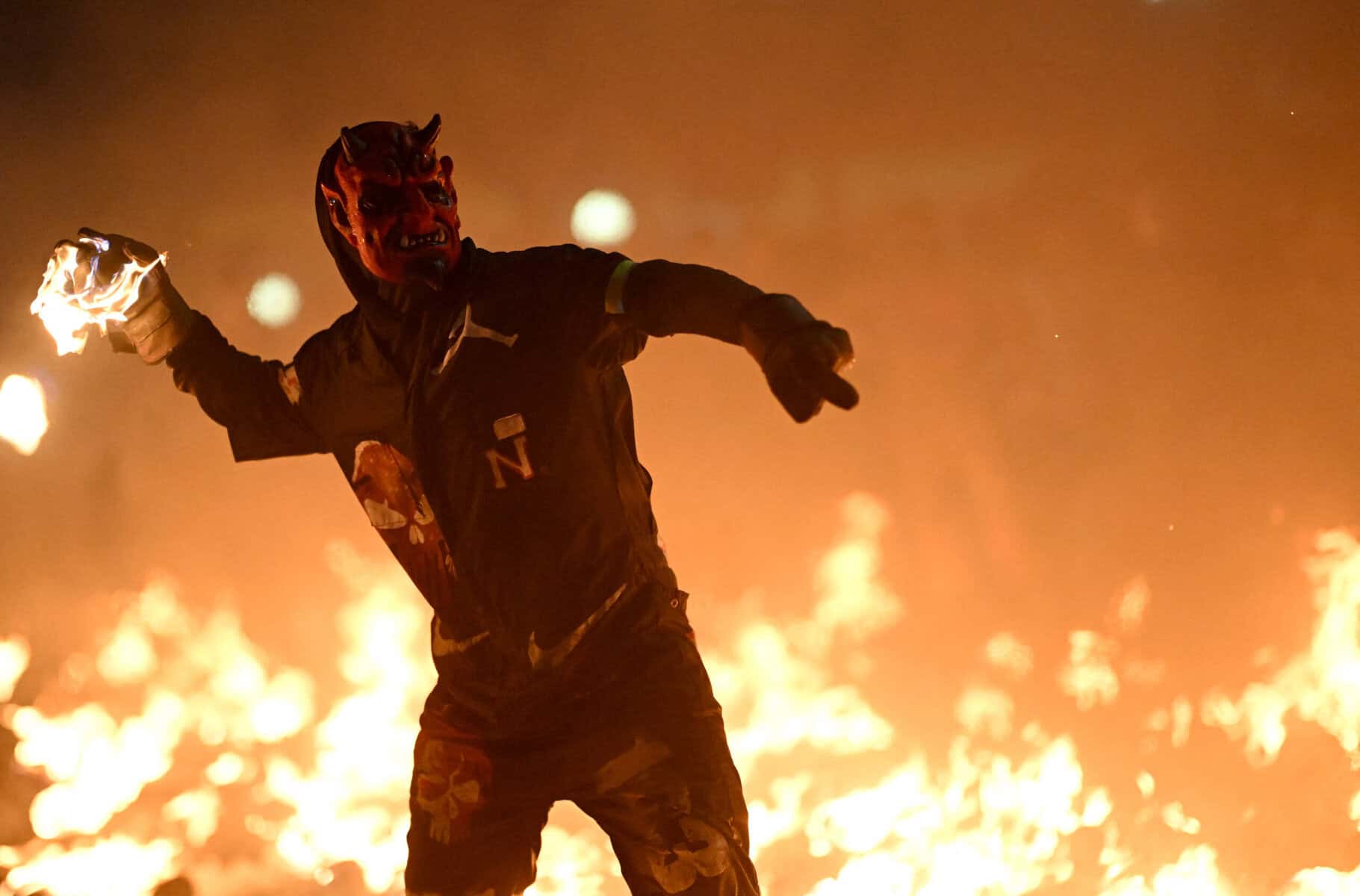 El Salvador Fire Festival in Najapa