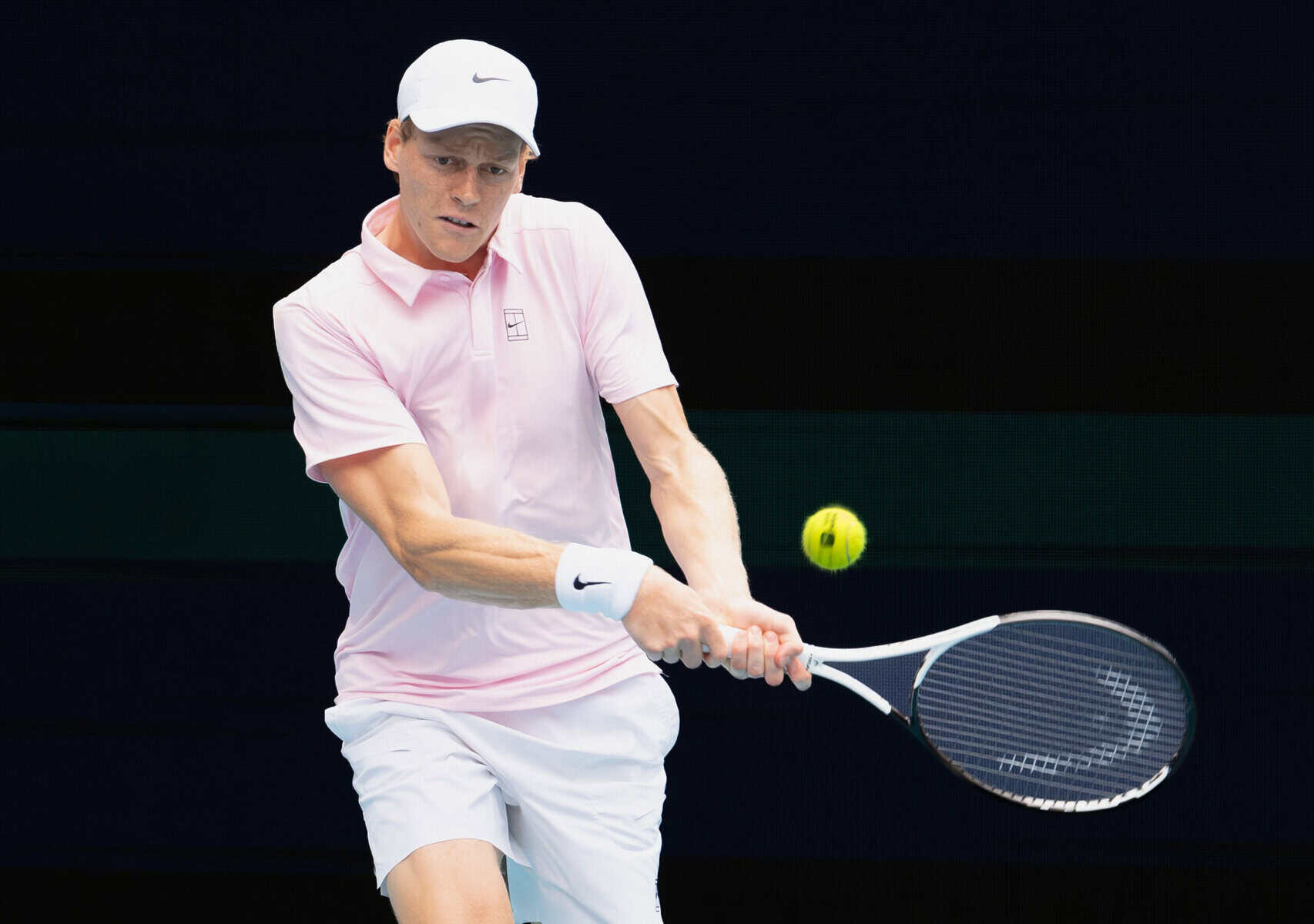 Jannik Sinner competing on court ahead of the 2026 Cincinnati Open