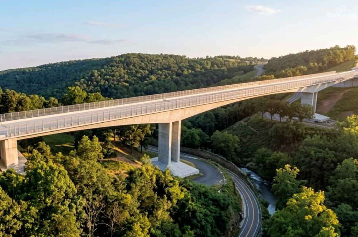 Cosa Rica Four Lane Bridge