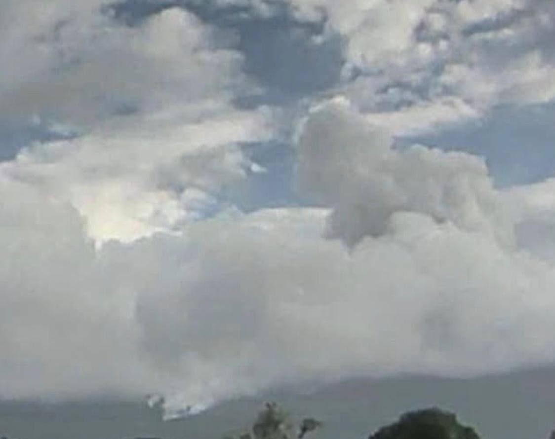 Costa Rica Rincon de la Vieja Volcano Small Eruption