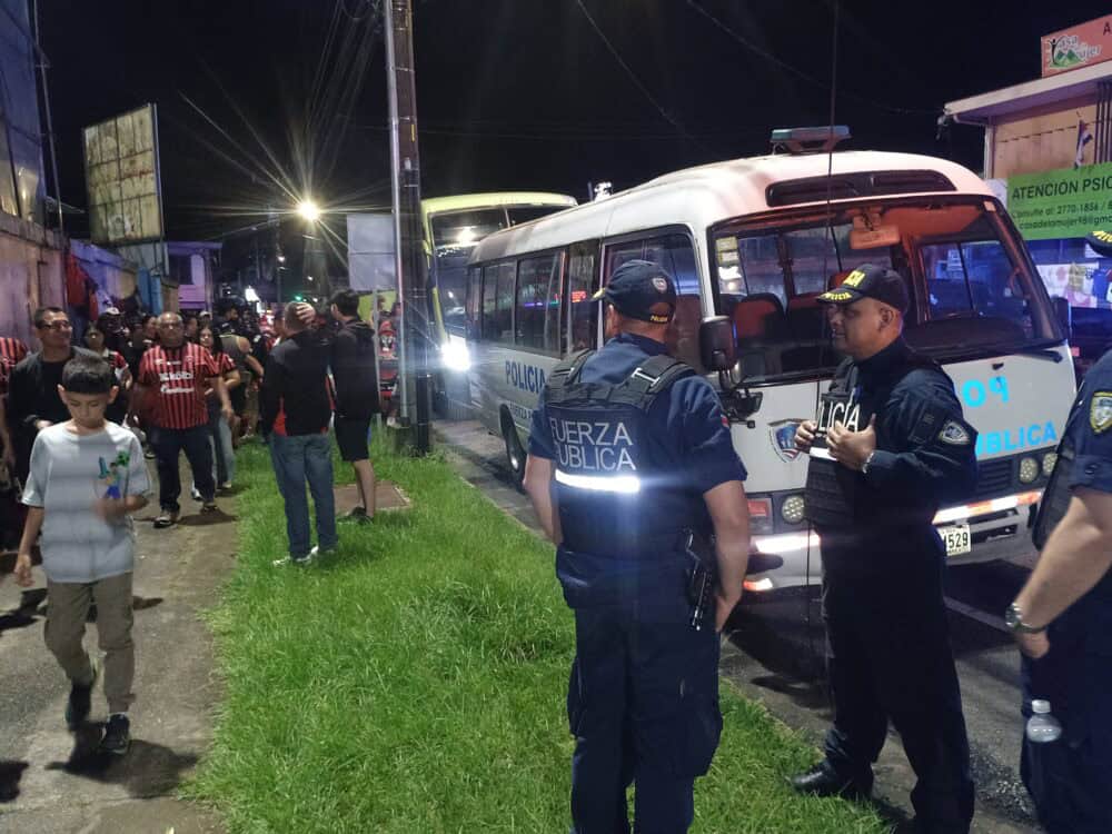 Costa Rica Local Soccer Match Security