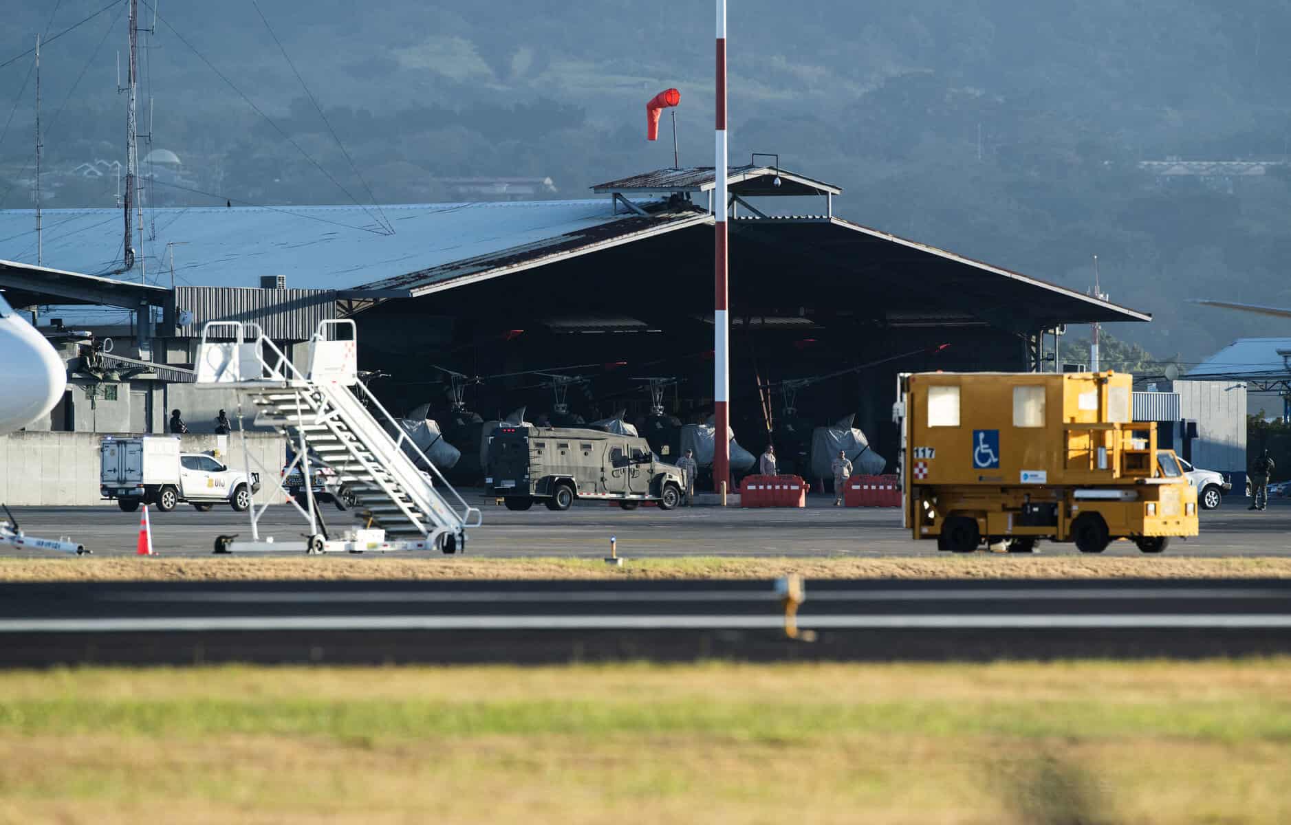 Costa Rica Juan Santamaria Airport Hanger
